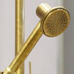 Превью фото №7  KT068AXX AQUAelite INstile душевой гарнитур со штангой из латуни Золото шлифованное, 27Q