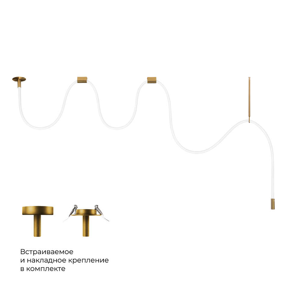 Фото №6  10388B Brass Потолочный светильник LOFT IT Thread