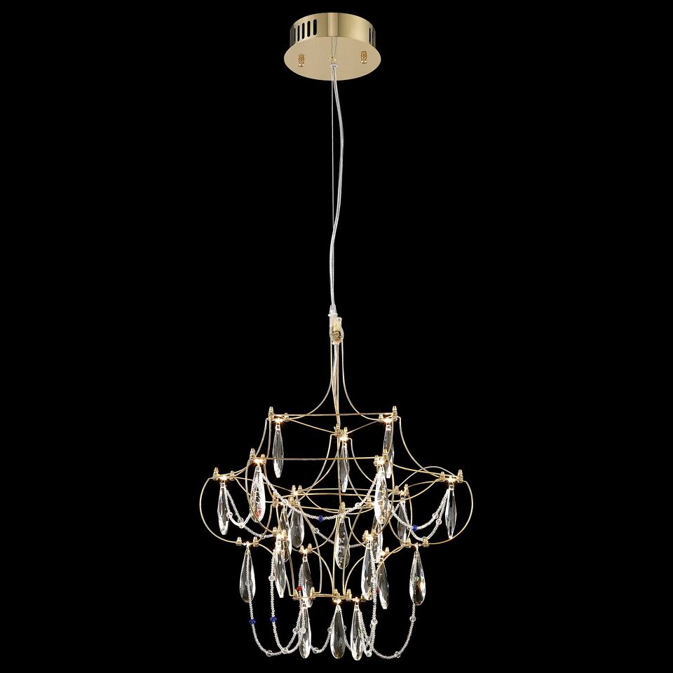 Фото №1  Подвесной светильник WE336.21.306 WERTMARK FELICIA светильник подвесной, LED, 21x1W, 3000K
