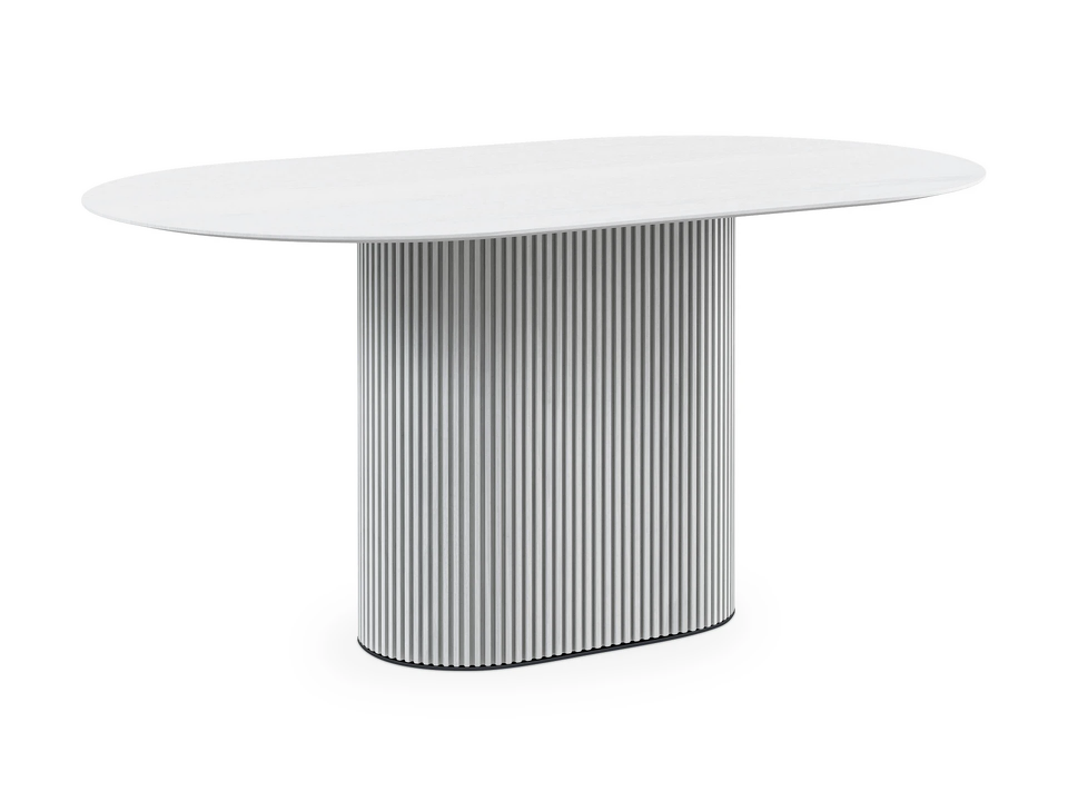 Фото №4  OGOGOHOME Стол обеденный овальный Mono Stripe 160х95