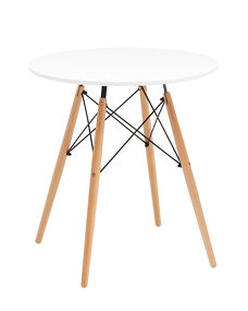 Фото Стол круглый Eames DSW NEW D70 белый