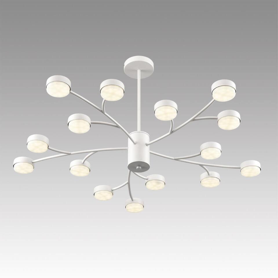 Фото №9  Люстра LUMION 8265/15 COMFI LN26 233 металл/металл белый/белый Люстра GX53 LED 15*7W 220V TORINA