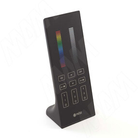 Фото PULSE СМАРТ,  Пульт дистанционного управления контроллером для  лент RGB/RGBW/RGBCCT,  сенсорный, вертикальный, 3 зоны, 2.4 ГГц, SMART (RE-TT-RGBCCT-R-3Z-BL)