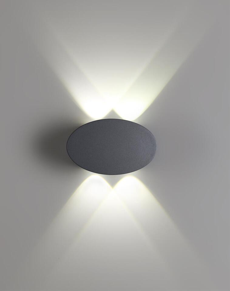 Фото №3  NOVOTECH 358562 STREET NT21 734 темно-серый Ландшафтный настенный светильник IP54 LED 4000K 4W 85-265V CALLE