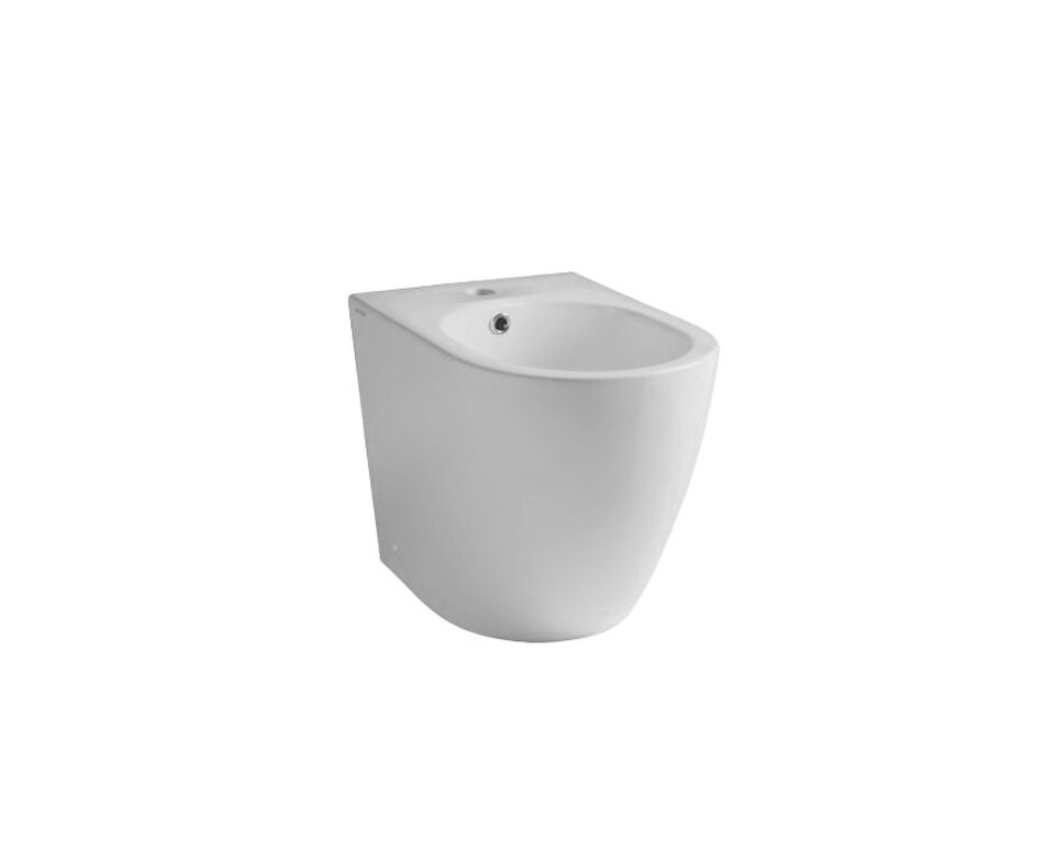 Фото №4  Биде 40372R Althea Cover Rimless Plus+Ton биде напольное 52x36 см  Матовый белый Plus-Ton®
