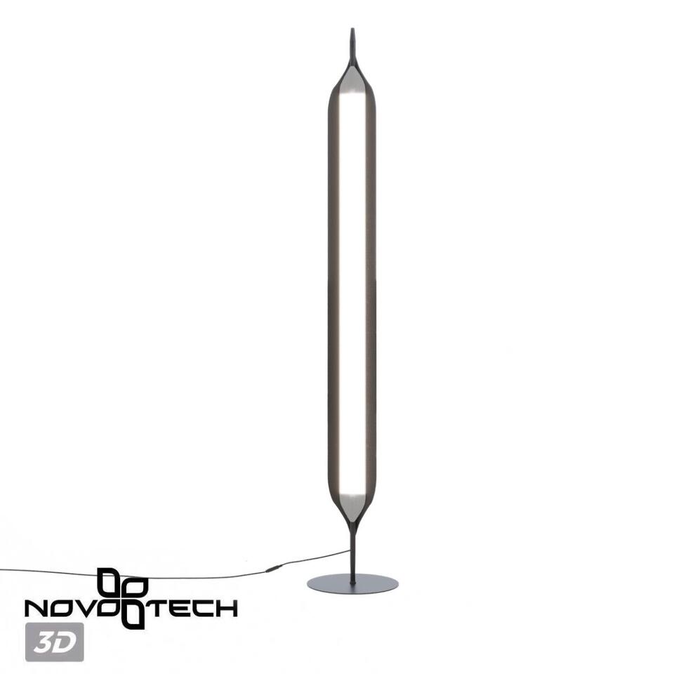 Фото №7  Торшер NOVOTECH 359543 LEDO NT25 000 черный Торшер диммир. со сменой цвет. темпер. (управление- сенсор) IP20 LED 32W 100-240V 2700К\4000К\6000К ALA