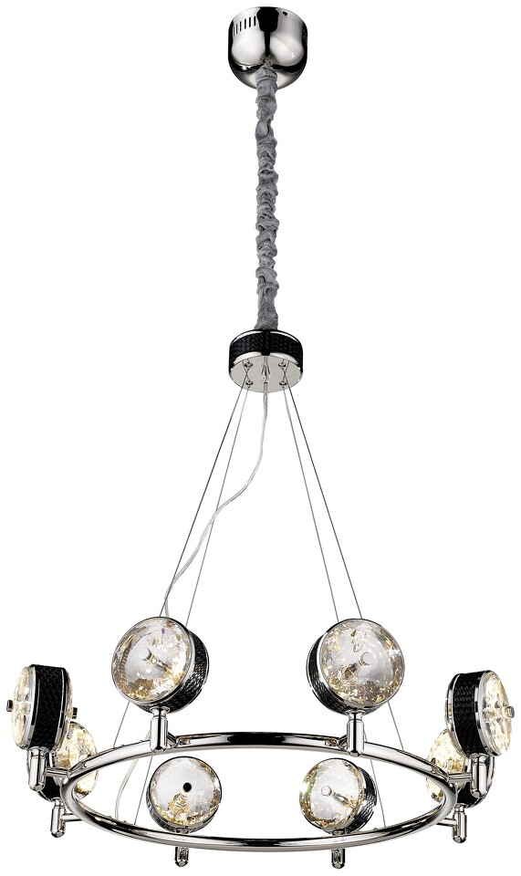 Фото №1  Подвесной светильник WE239.08.203 WERTMARK MATTEO светильник подвесной, LED, 8x9W, 3000K
