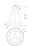 Превью фото №4  Подвесной светильник Подвесной светильник Maytoni MOD058PL-L74BS4K