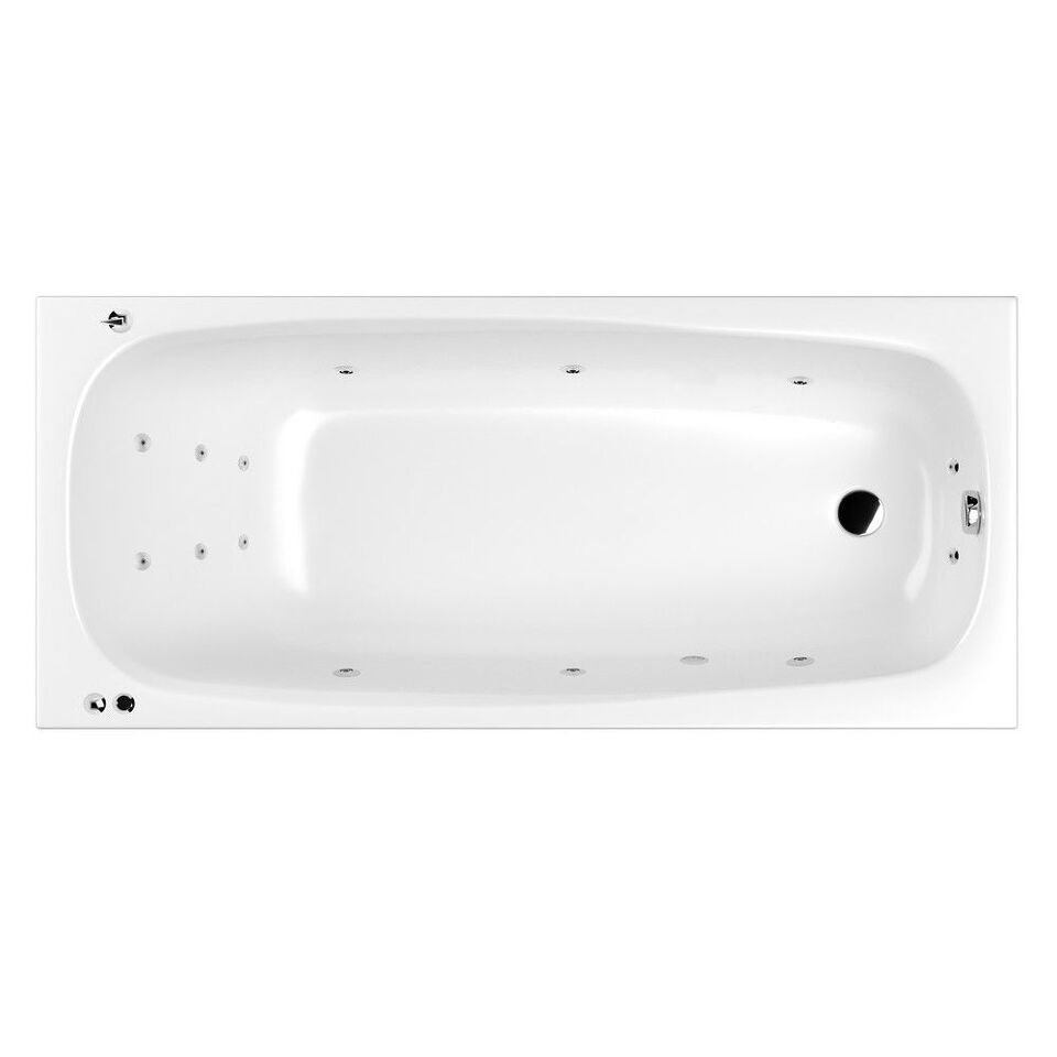 Фото №9  Ванна WHITECROSS Layla Slim 180x80 "SMART" (хром)