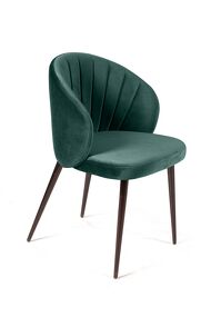 Фото Top concept Стул Монблан, бархат изумрудный 87 / черный конус