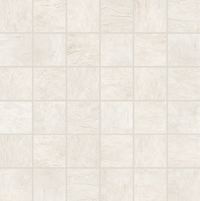 Фото REX Мозаика ARDOISE BLANC MOSAICO 5x5 GRIP 30x30
