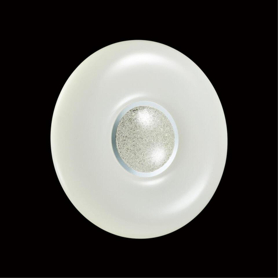 Фото №5  SONEX 2074/DL PALE SN 000 Светильник пластик/белый/хром/прозрачный LED 48Вт 3000-6300K D410 IP43 пульт ДУ LAZANA