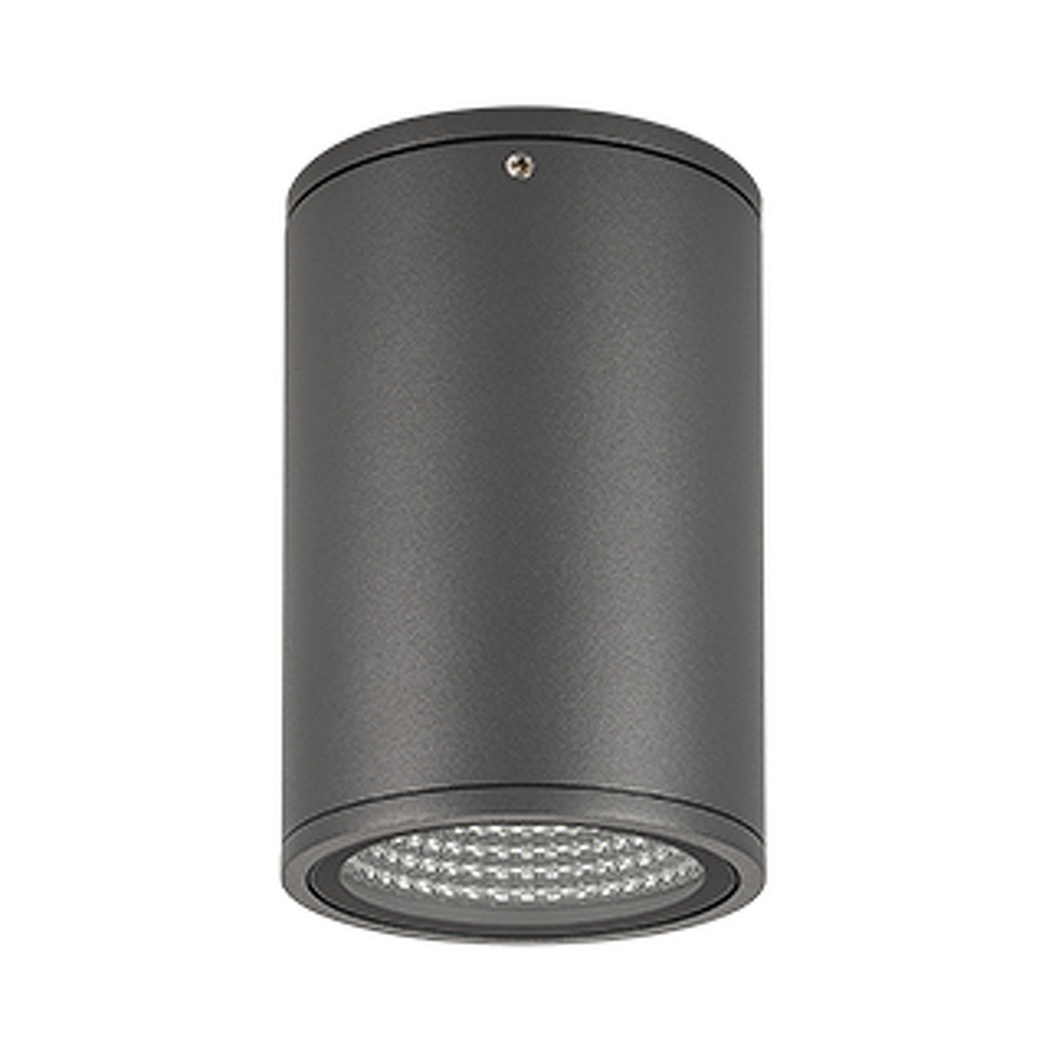Фото №1  Arlight Светильник LGD-FORMA-SURFACE-R90-12W Warm3000 (GR, 44 deg, 230V) ( IP54 Металл, 3 года)