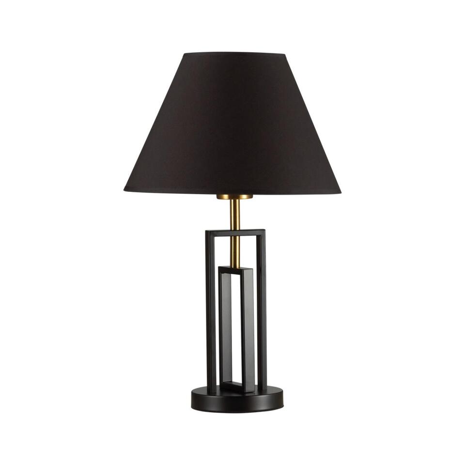 Фото №5  Настольная лампа LUMION 5290/1T NEOCLASSI LN23 000 черный, латунь Настольная лампа E27 1*60W 220V FLETCHER