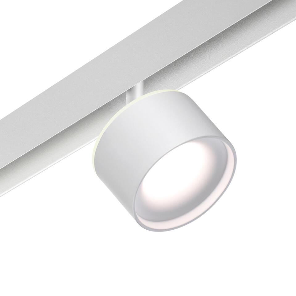 Фото №8  NOVOTECH 358979 SHINO NT22 150 белый Трековый светильник для низковольного шинопровода с переключ. цв. температуры IP20 LED 3000К\4000К\6000К 12W вниз + 3W вве