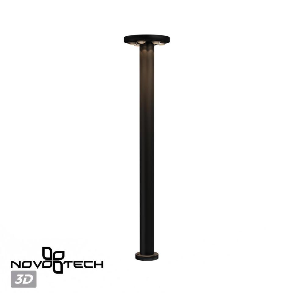 Фото №10  NOVOTECH 359283 STREET NT24 644 черный Светильник ландшафтный IP65 LED 4000K 12W 185-265V ECHO