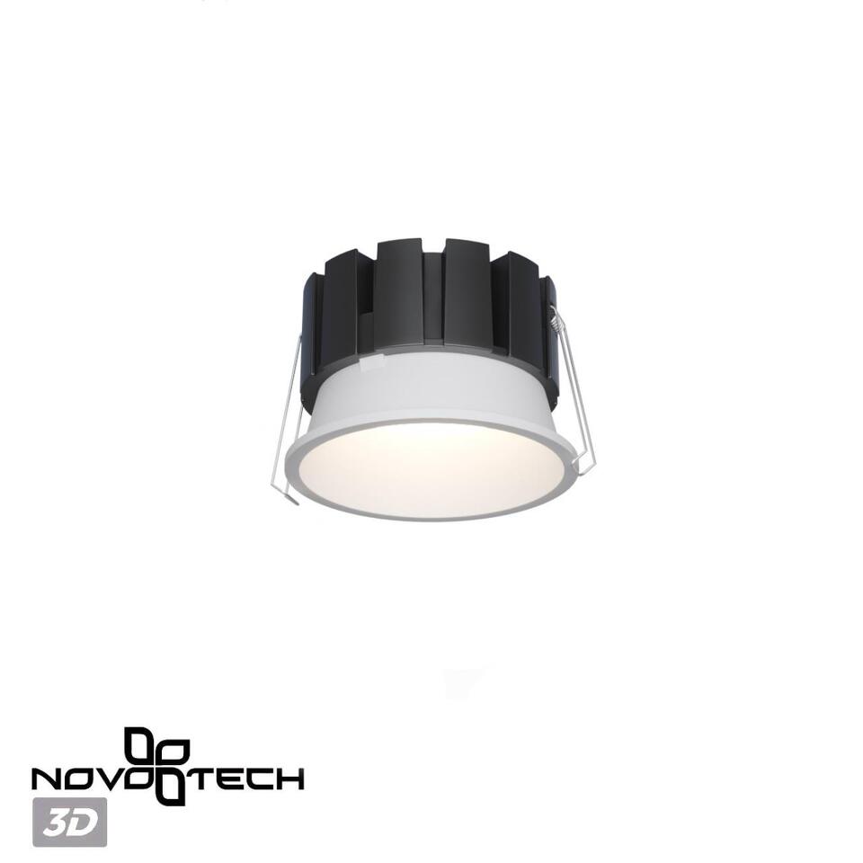 Фото №8  NOVOTECH 359859 WIR NT25 508 белый Светильник встраиваемый с переключателем цв. температуры и угла рассеивания IP44 LED 18W 220-240V 2700К\3200К\4000К SOLIS