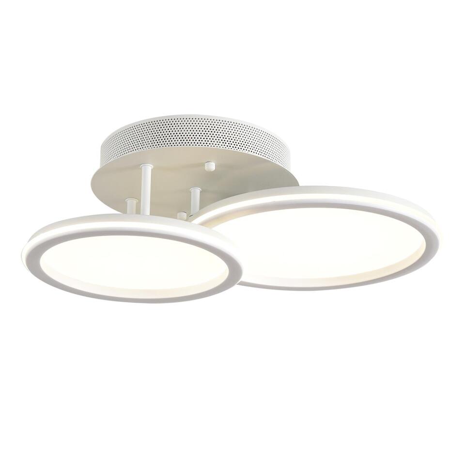 Фото №9  Люстра LUMION 8380/45CL LEDIO LN26 000 белый, металл/акрил Умная люстра потолочная с ПДУ и голосовым управлением LED 45W 3000-6500К 220V ALIS SMART