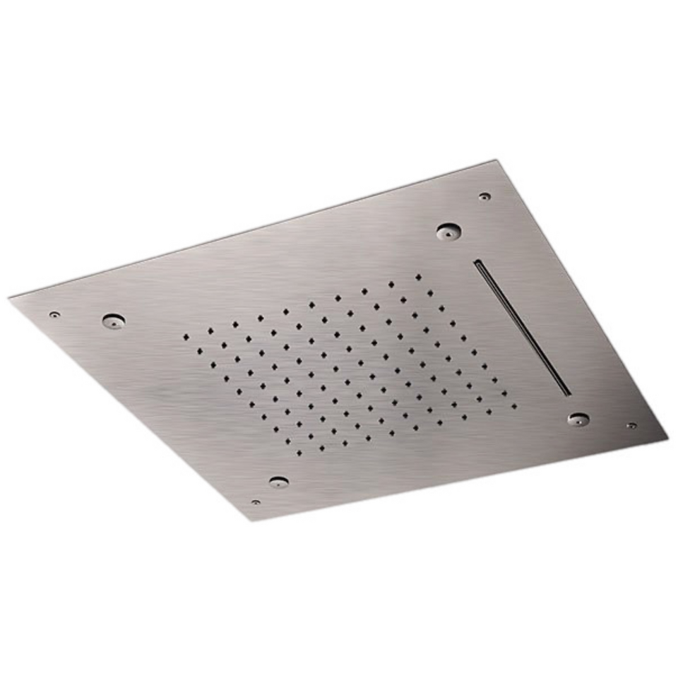 Фото №2  Верхний душ потолочный 50 см Remer INOX SS357SFS50NC