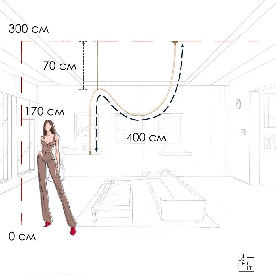 Фото №6  10388C Brass Потолочный светильник LOFT IT Thread