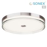 Превью фото №1  SONEX 7727/112L MITRA LED SN 541 Светильник металл/акрил/никель/прозрачный LED 112Вт 4000K D500 IP20 ETERNA