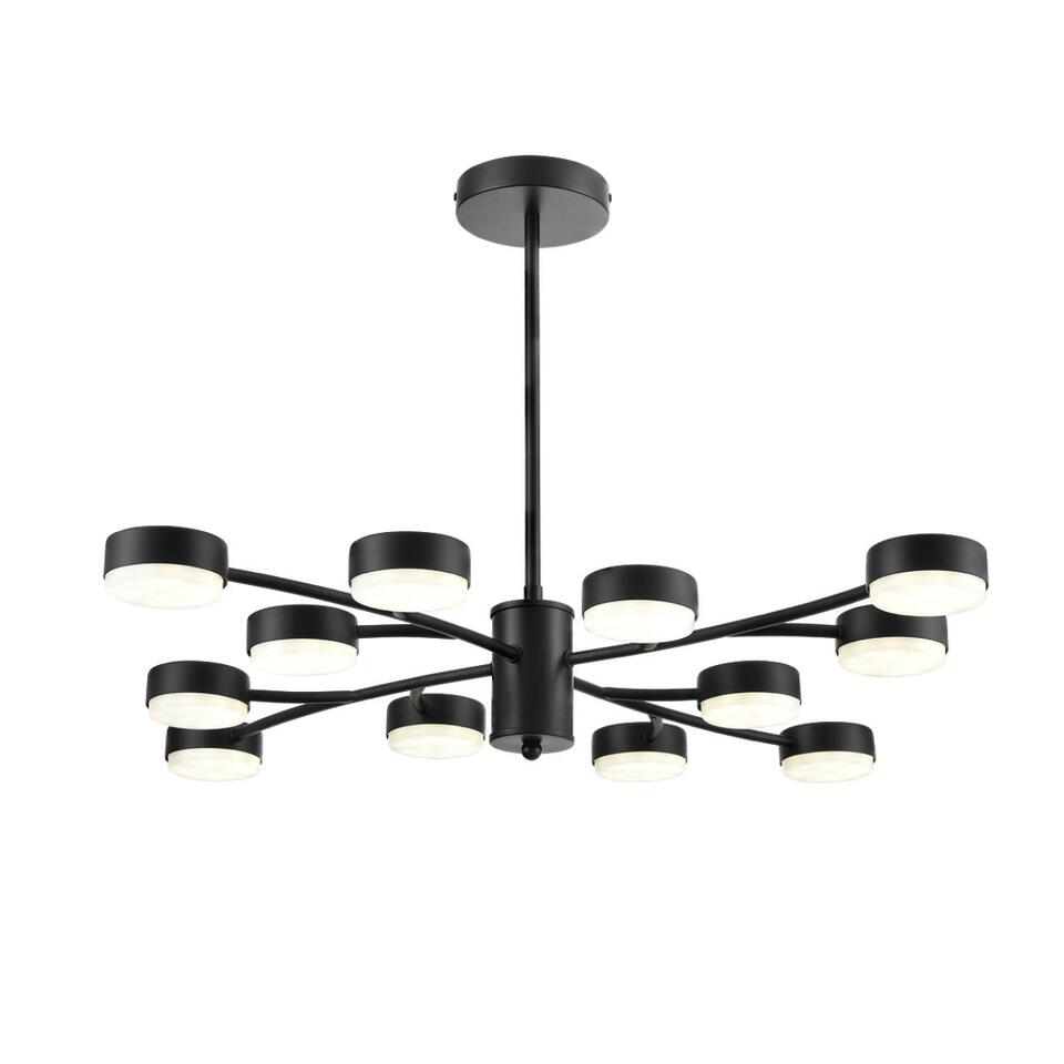 Фото №9  Люстра LUMION 8117/12 COMFI LN26 235 черный, металл Люстра LED GX53 12*7W 220V TORINA