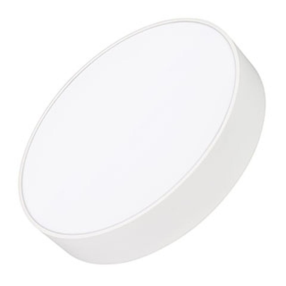 Фото №1  Arlight Светильник IM-RONDO-EMERGENCY-3H-R350-33W Day4000 (WH, 120 deg, 230V) ( IP40 Металл, 2 года)