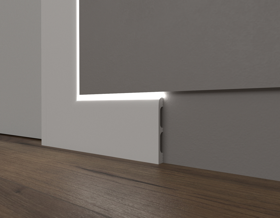 Фото №5  Плинтус Decor-dizayn DD707/Плинтус (100х13x2000мм)/18, шт