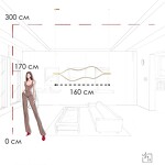 Превью фото №9  Подвесной светильник 10403/1600 AB Подвесной светильник LOFT IT Tape Light