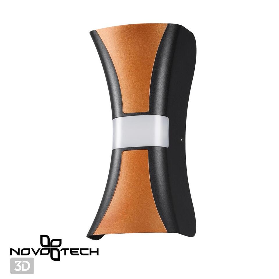 Фото №6  NOVOTECH 358936 STREET NT22 730 черный/золото Светильник ландшафтный светодиодный IP54 LED 4000К 12W 85-265V CALLE