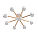 Превью фото №4  LUMION 8306/8C COMFI LN26 333 белый, дерево/металл Светильник потолочный GX53 LED 8*7W 220V VUDI
