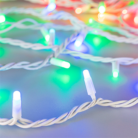 Фото Ardecoled Светодиодная гирлянда ARD-STRING-PRO-10000-WHITE-100LED-MILK-LIVE RGB-DMX (24V, 10W) ( IP65, 2 года)