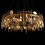 Превью фото №4  Подвесной светильник 10396/1000C Подвесной светильник LOFT IT Escama