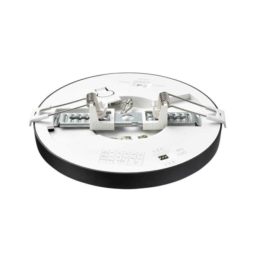 Фото №8  SONEX 7788/12L MITRA LED SN 537 Светильник пластик/белый/черный LED 12Вт 3000/4000/6500К D170 IP44 CCT/датчик движения NEBULA BLACK