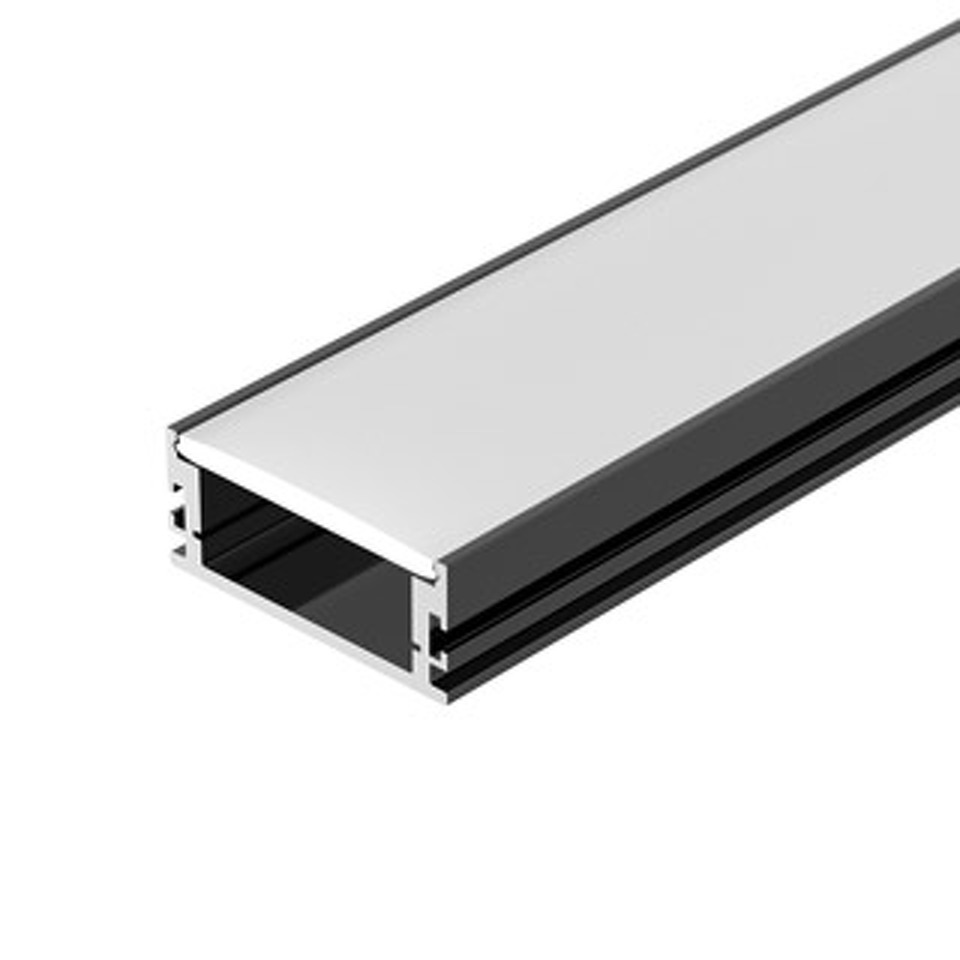 Фото №1  Arlight Профиль FLOOR60-H26-3000 ANOD BLACK ( Алюминий)