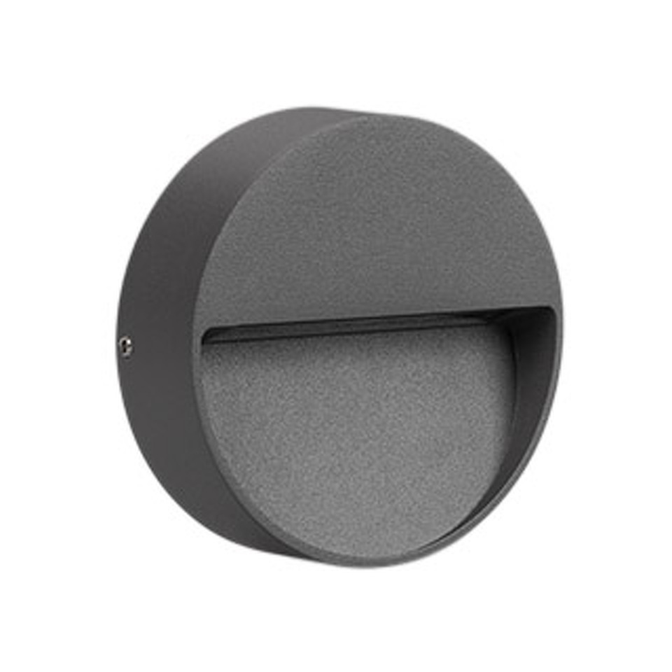 Фото №1  Arlight Светильник LGD-TRACE-R100-4W Warm3000 (GR, 55 deg, 230V) ( IP65 Металл, 3 года)