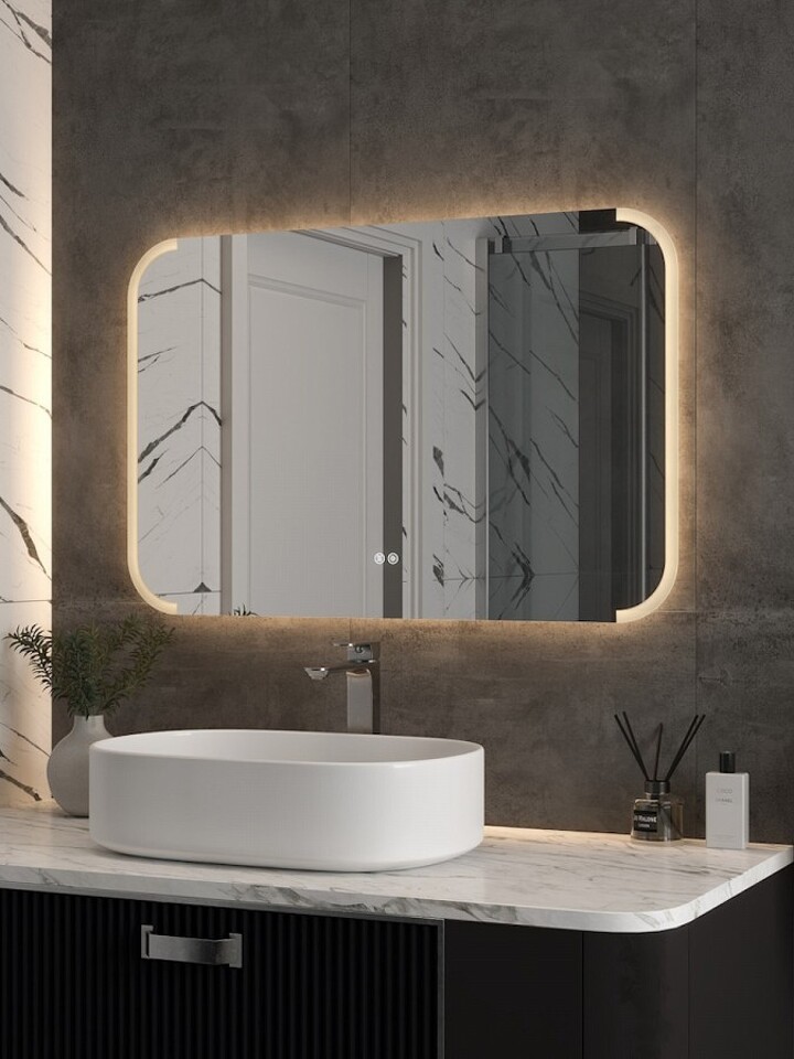 Фото №32  Teymi Зеркало Solli Luxor 1000х650, LED подсветка, сенсор, антипар T20403