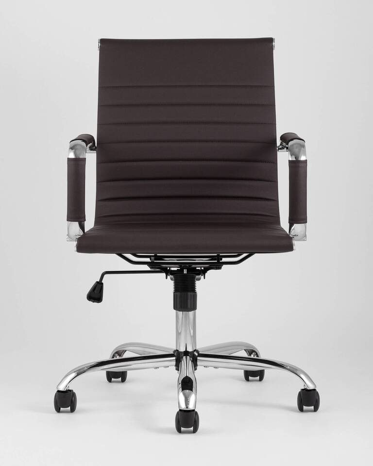 Фото №10  Кресло Кресло офисное TopChairs City S коричневое