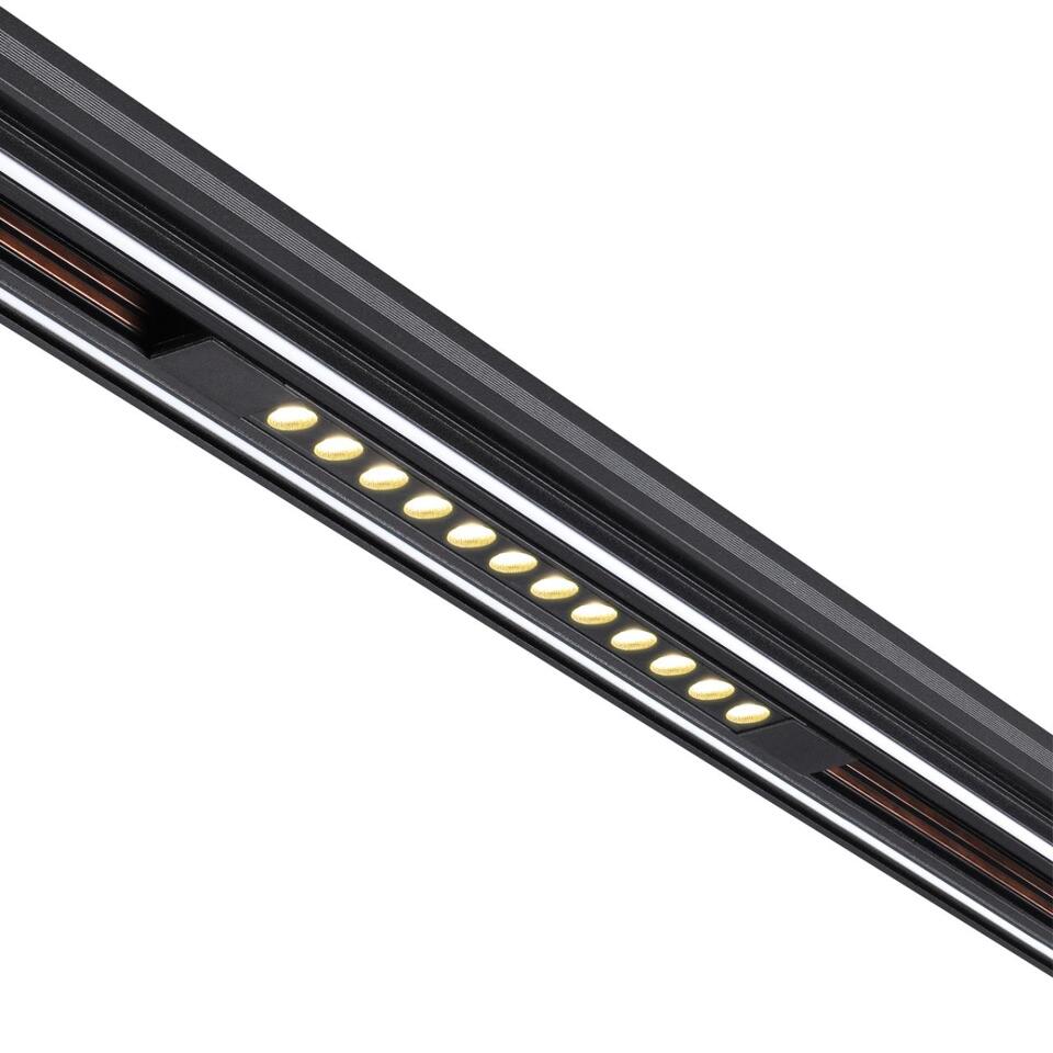 Фото №7  NOVOTECH 359511 SHINO NT24 126 черный Трековый светильник для низковольт. шинопровода арт.135179-135180 IP20 LED 12W 48V 3000K 580Лм FLUM