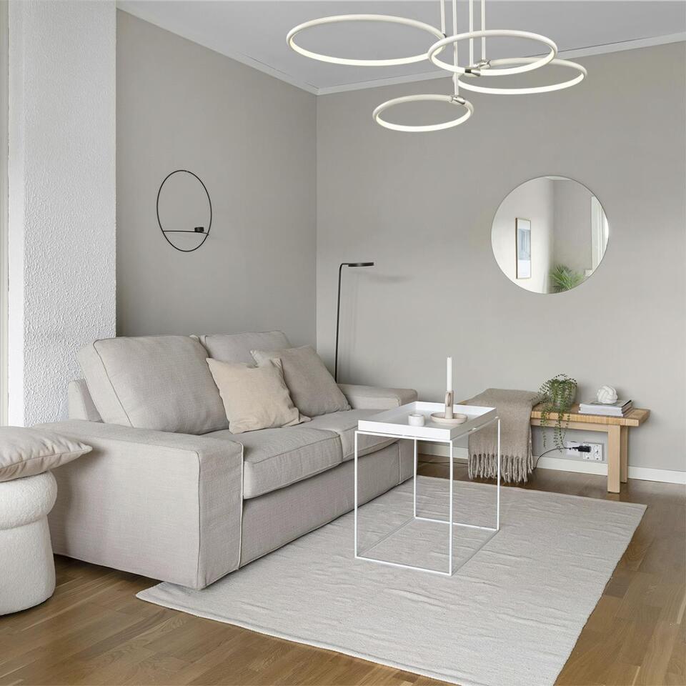 Фото №5  Люстра LUMION 5282/96CL LEDIO LN26 268 белый, хром Люстра потолочная LED 96W 3000-6000K с пультом ДУ 220V URSULA
