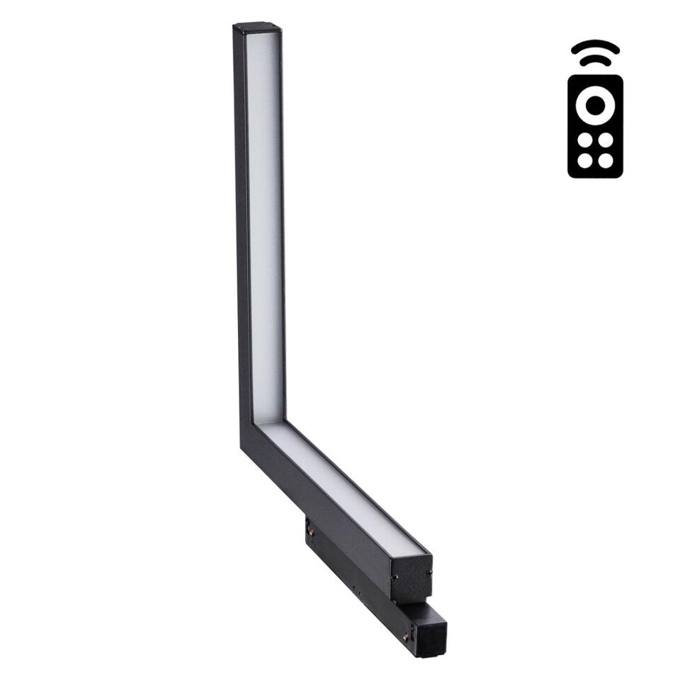 Фото №6  NOVOTECH 358915 SHINO NT22 067 черный Трековый светильник для низков.шинопровода диммируемый с пультом ДУ со сменой цв.температуры IP20 LED 3000~6500К 24W 48V