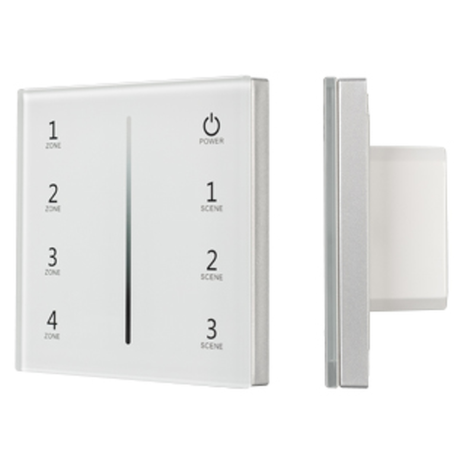 Фото №1  Arlight Панель SMART-P34-DIM-IN White (230V, 0-10V, Sens, 2.4G) ( IP20 Пластик, 5 лет)