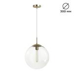 Превью фото №1  Подвесной светильник LUMION 6509/1A SUSPENTIONI LN26 409 золотой Подвес E27 1*60W 220V SUMMER