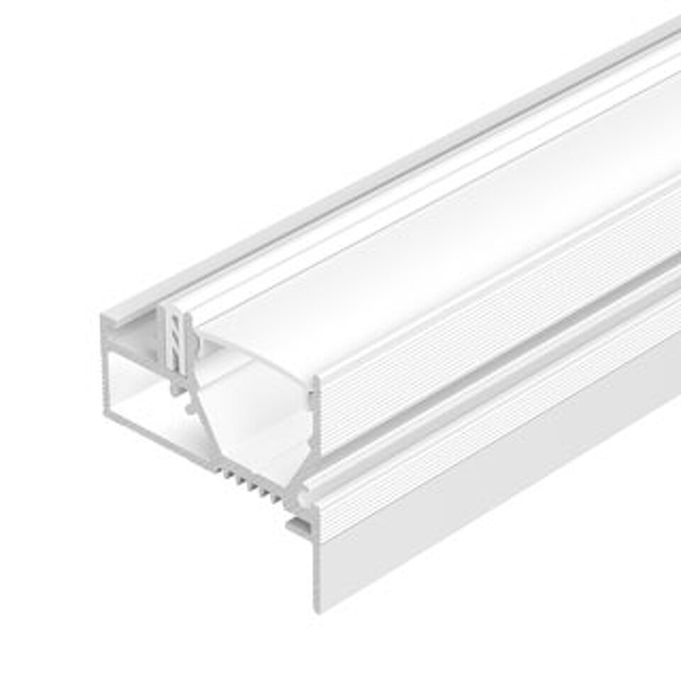 Фото №1  Arlight Профиль STRETCH-20-WALL-D-SIDE-2000 WHITE ( Алюминий)