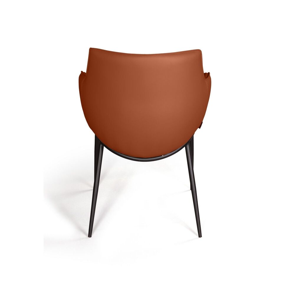 Фото №12  Top concept Стул с подлокотниками София, иск.кожа soft-touch, терракот