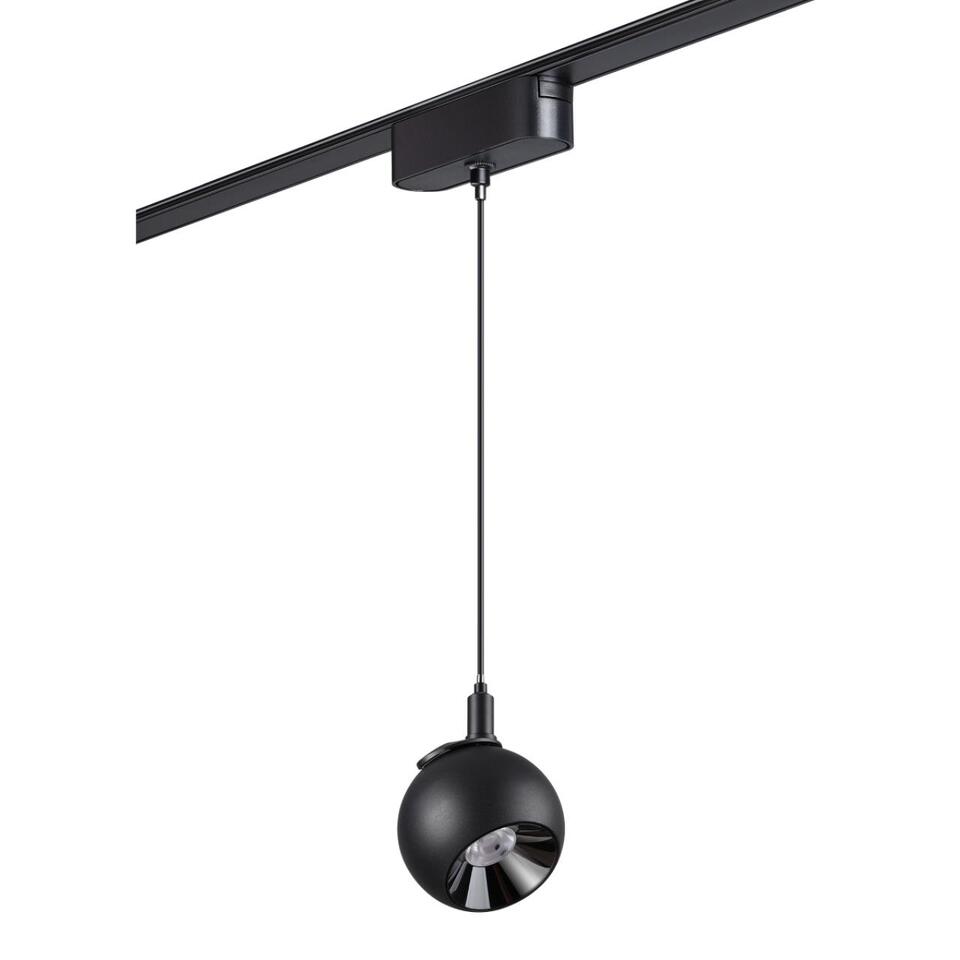 Фото №8  NOVOTECH 359264 SHINO NT23 190 черный Трековый светильник для низковольтного шинопровода IP20 LED 12W 48V 960Лм 3000К SMAL