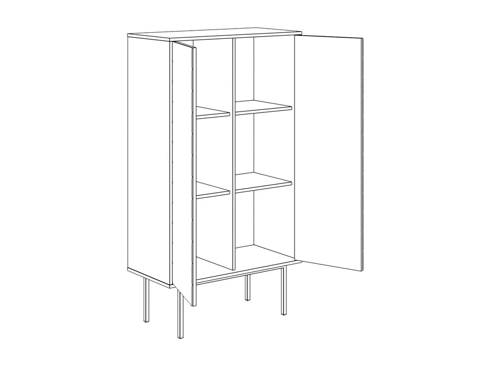 Фото №10  Шкаф OGOGOHOME Шкаф 2-дверный Boho Color