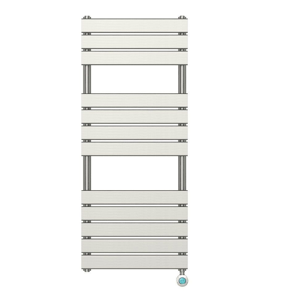 Фото №1  Полотенцесушитель Полотенцесушитель электрический Primoclima PANEL 1200*500 12 трубок 600W, Никель матовый