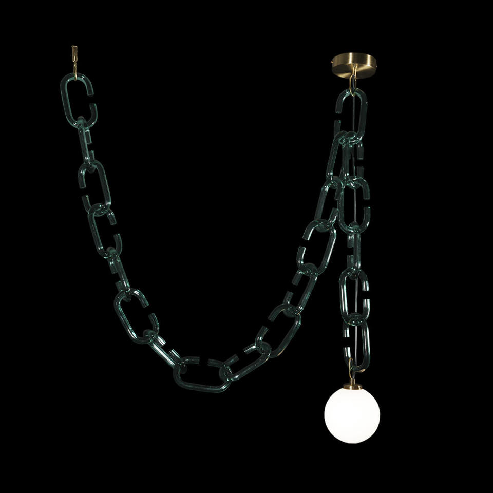Фото №5  Подвесной светильник 10128C Green Подвесной светильник LOFT IT Chain
