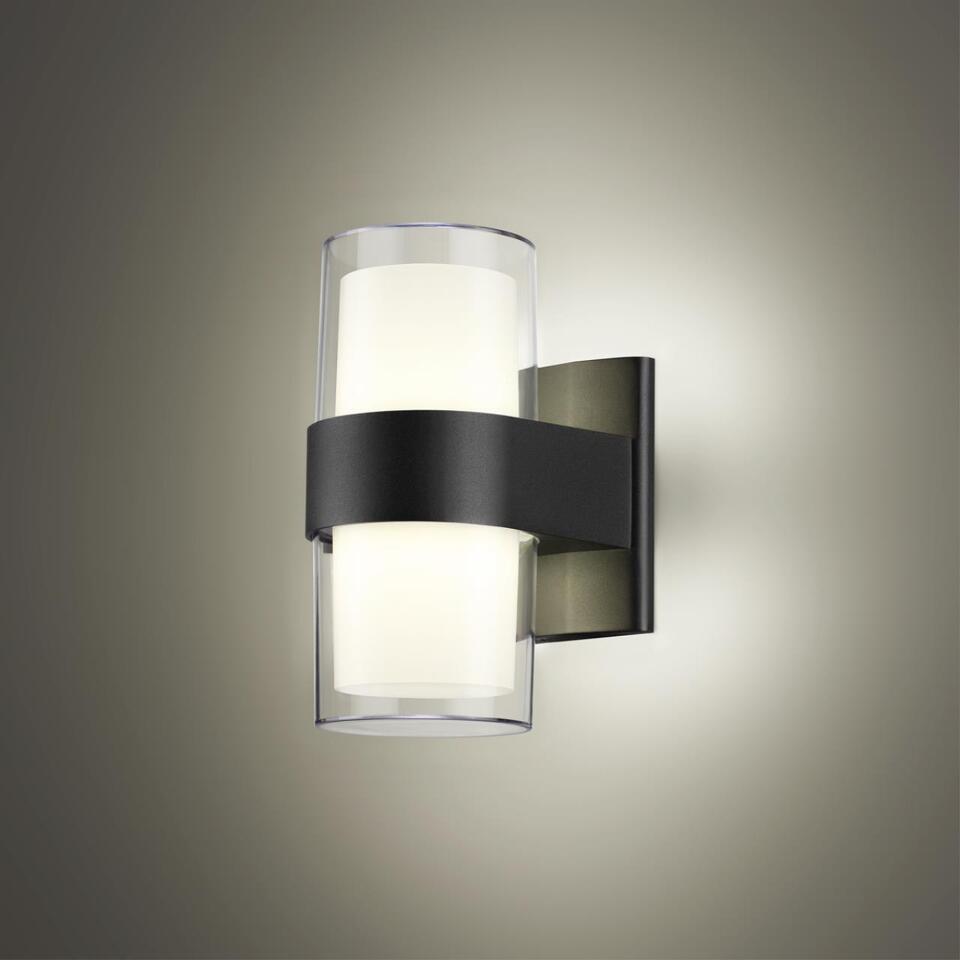Фото №6  NOVOTECH 359298 STREET NT24 774 черный Светильник ландшафтный настенный IP65 LED 16W 4000K 175-265V OPAL